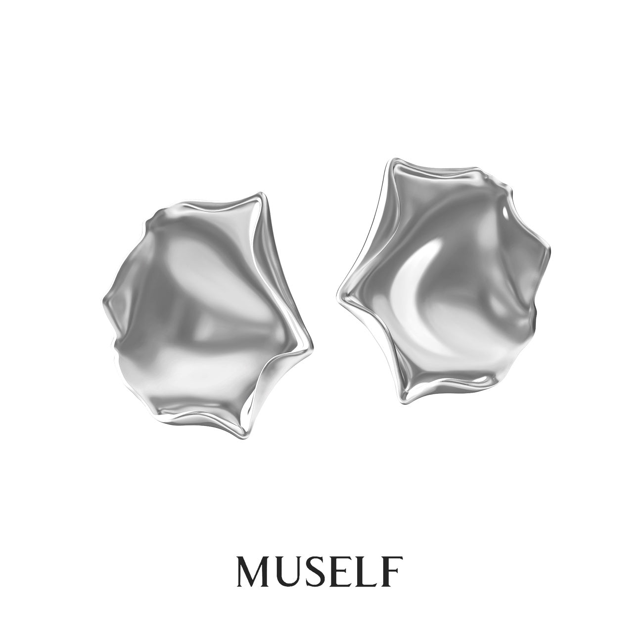 MUSELF Rose Petal Necklace — Copper Alloy, Affordable-Luxury Designer Style